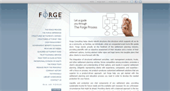 Desktop Screenshot of forgeconsulting.com