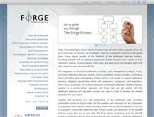 Tablet Screenshot of forgeconsulting.com